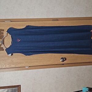 Denim & Co sleeveless maxi denim jumper